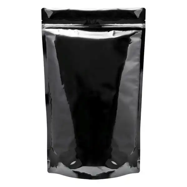 black mylar bag