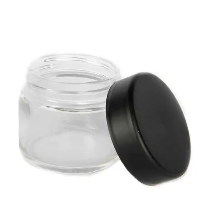 clear 2 oz direct print jar