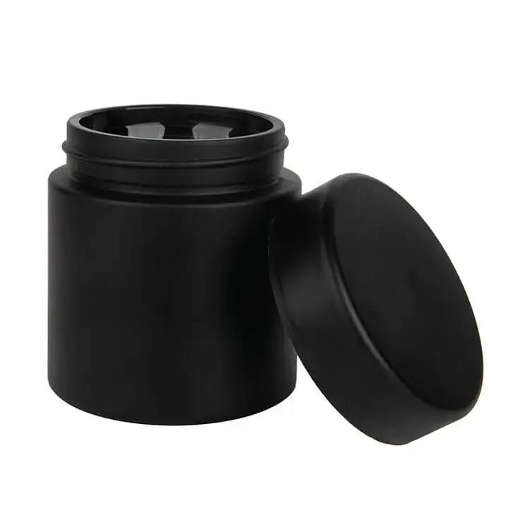 black 3 oz direct print jar