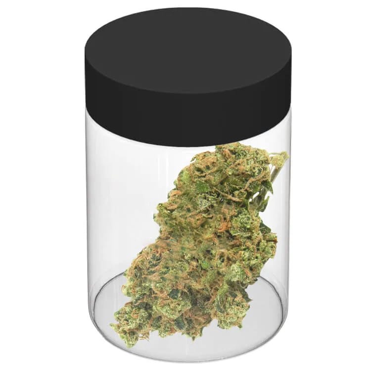 4 oz direct print jar clear