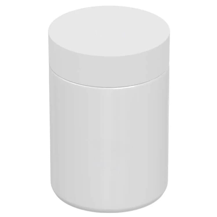 white 4 oz direct print jar