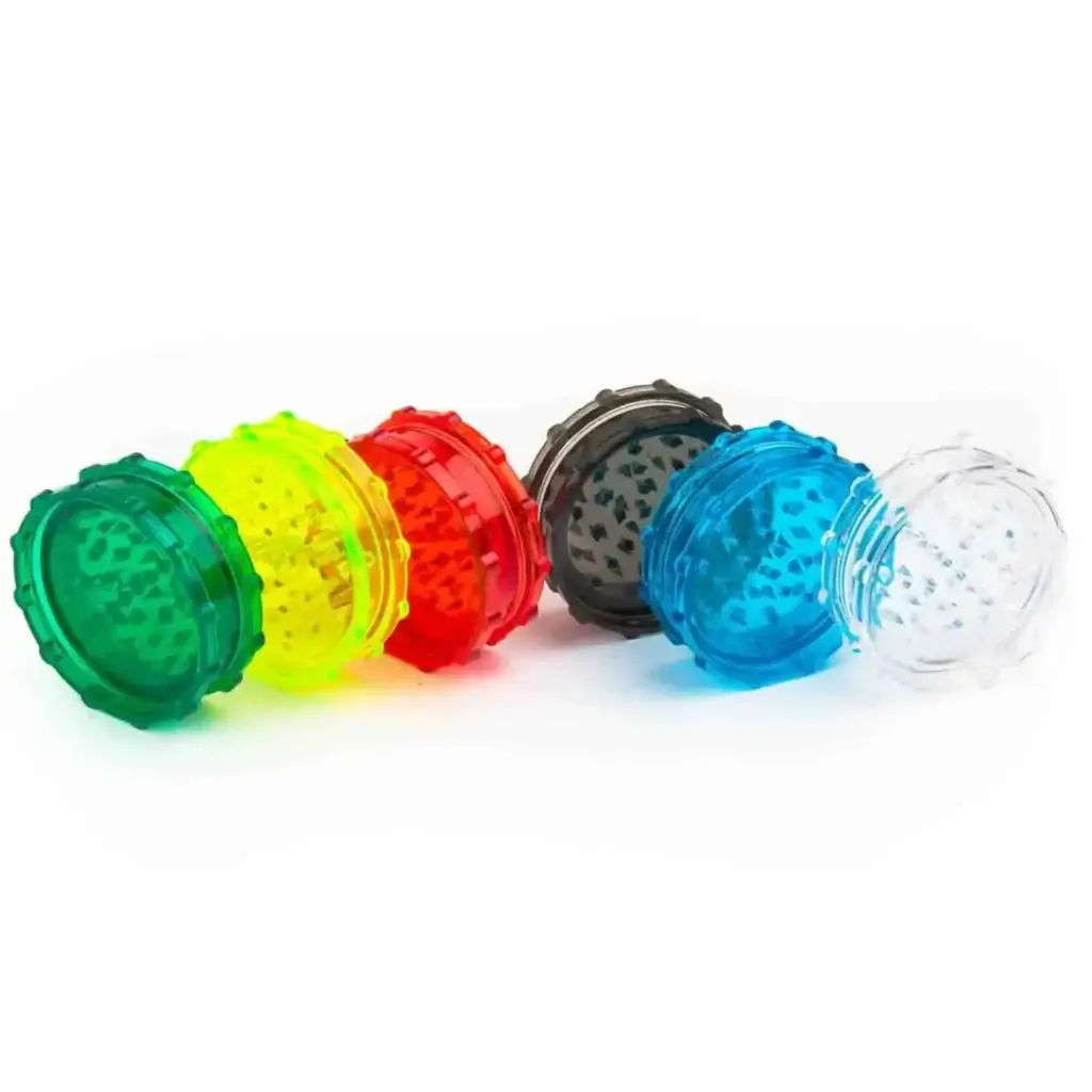 plastic grinders in multiple colors