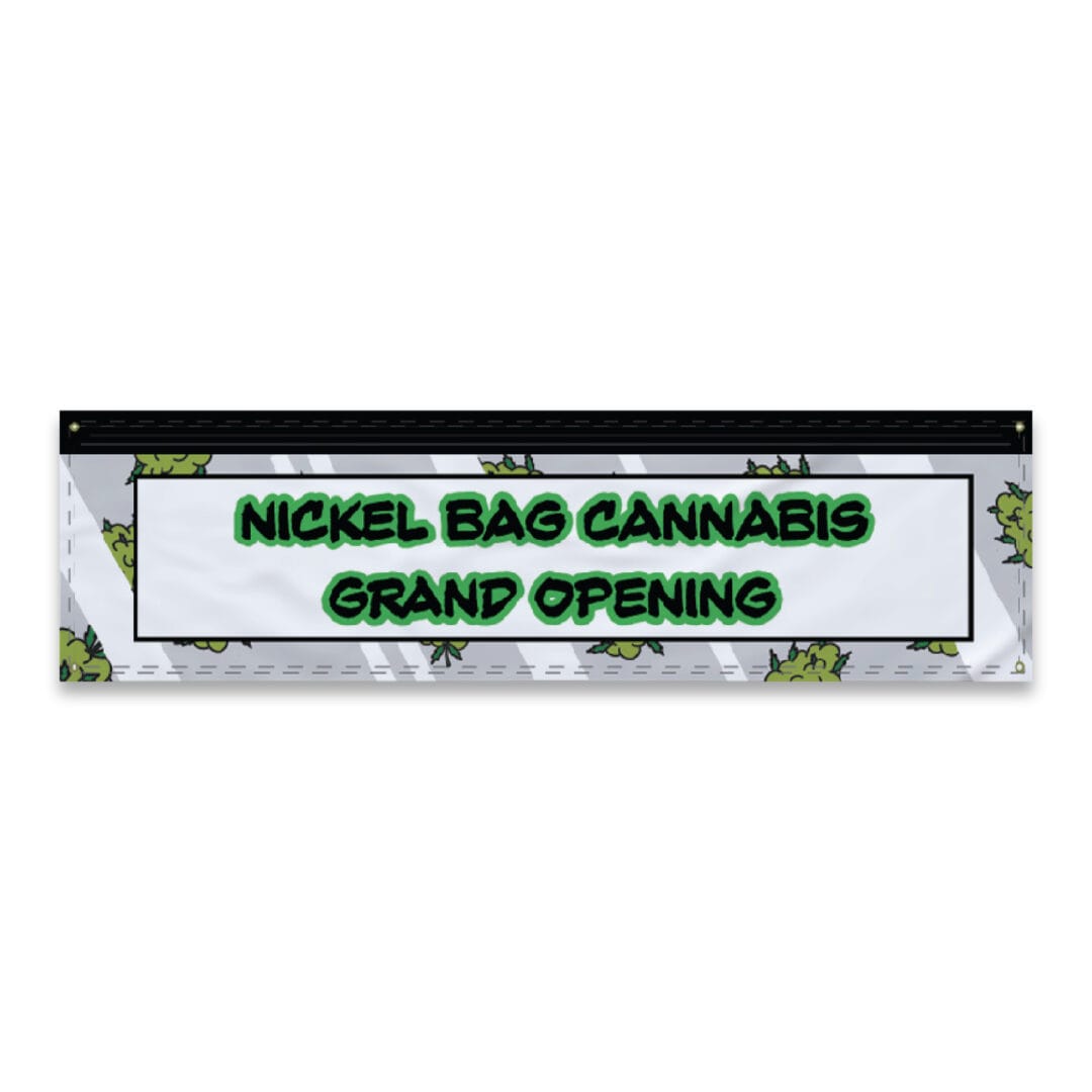 custom vinyl banner example