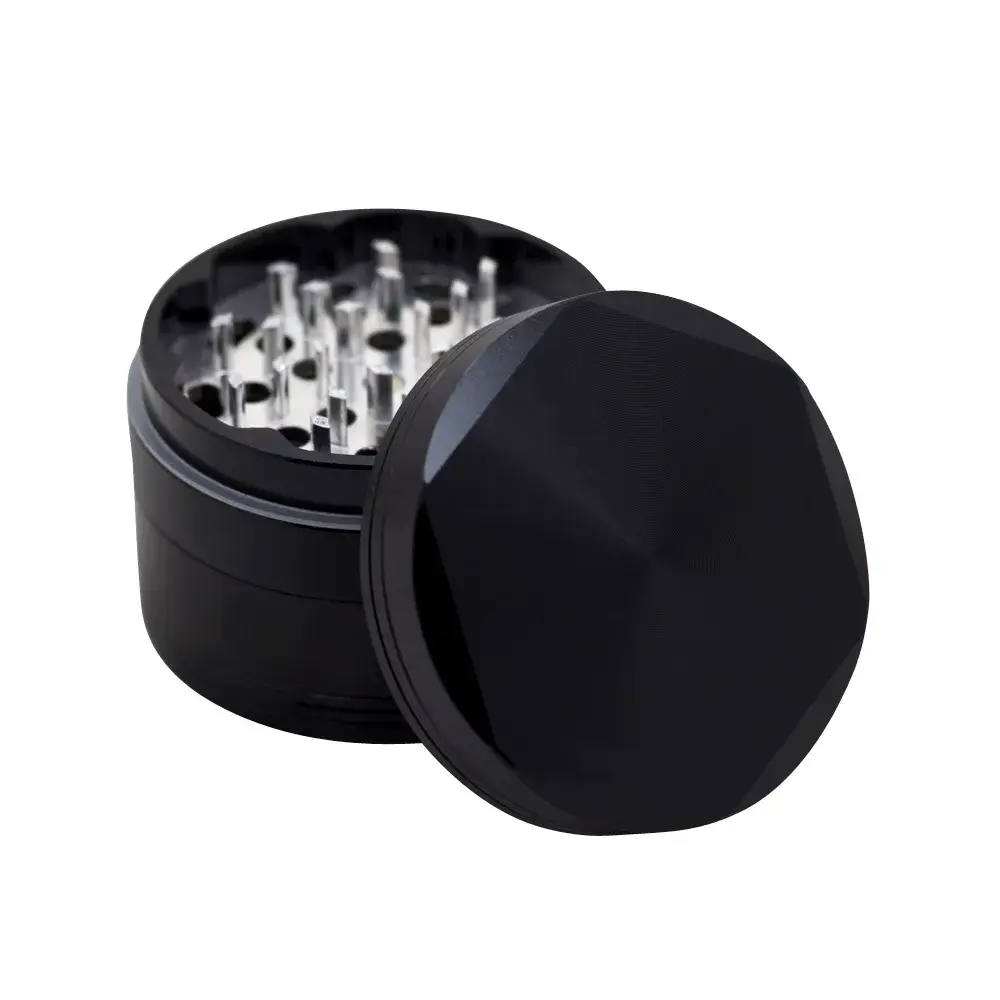 open black hex grinder