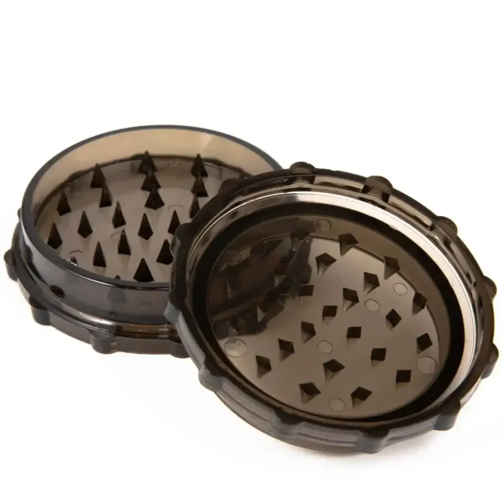 open black plastic grinder