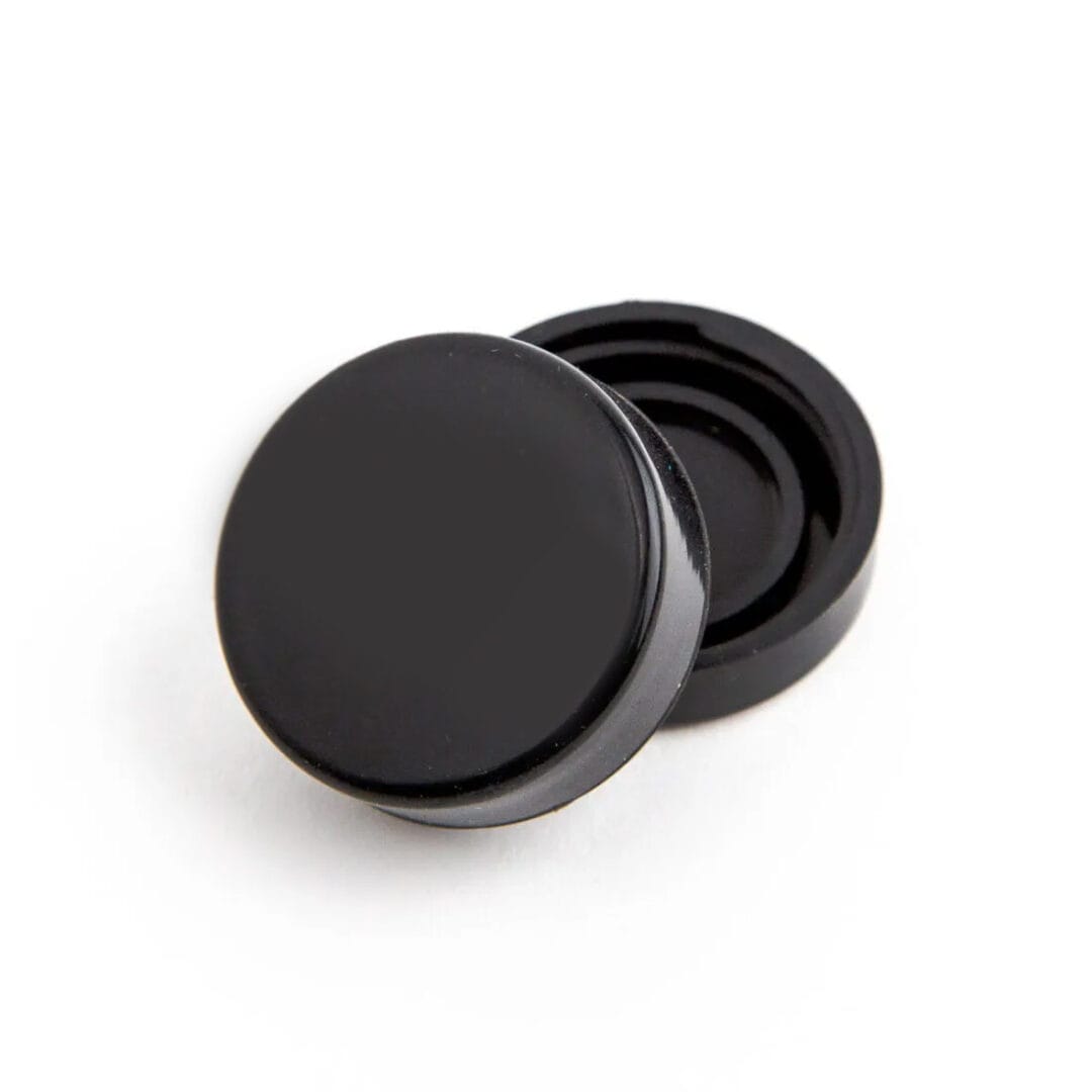 black silicone puck