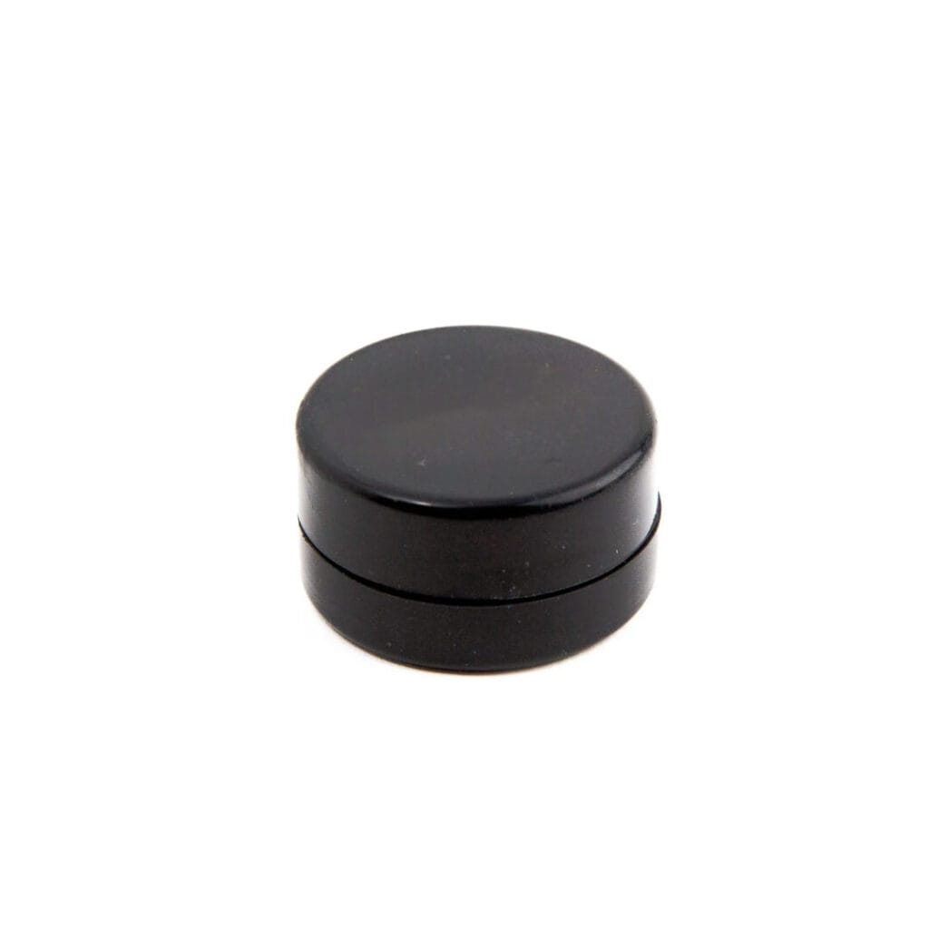 black silicone puck