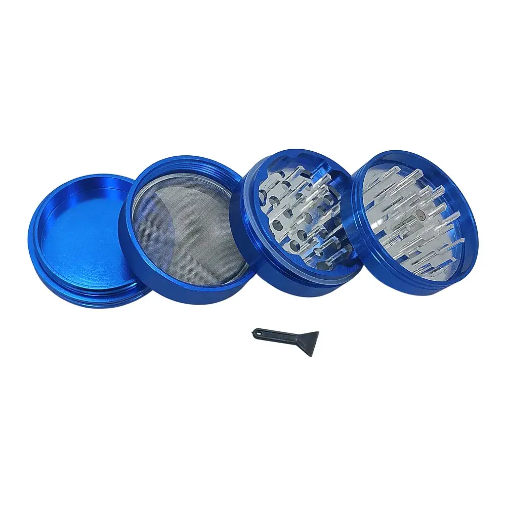 expanded blue hex grinder