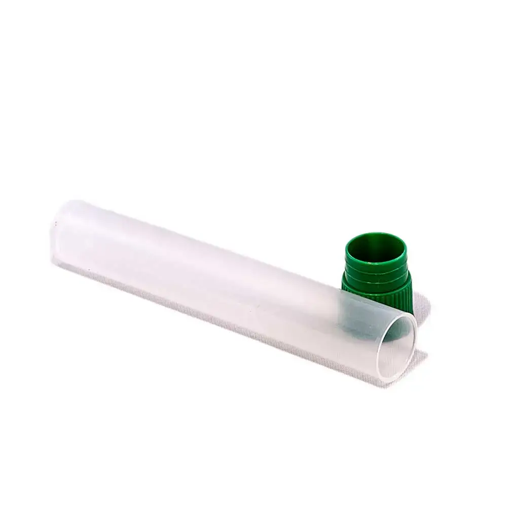 clear doob tube with cap off