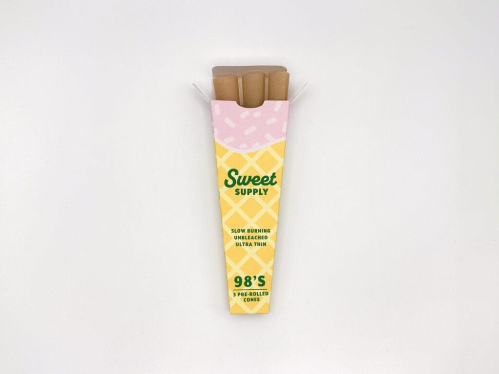 open custom pre-roll cone 3 pack