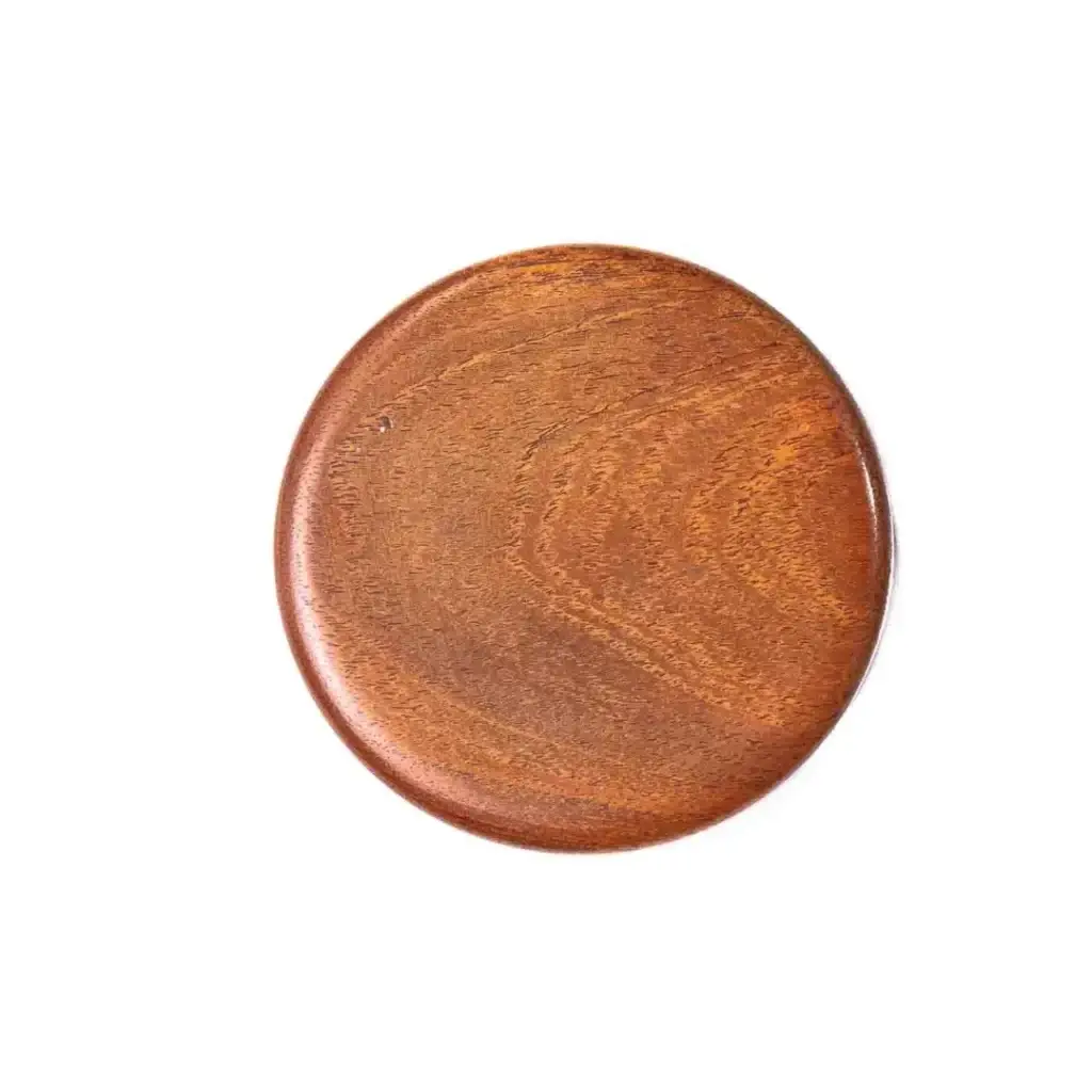 closed dark grain wooden grinder