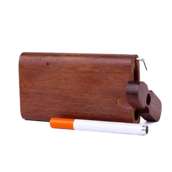 Wooden dugout with one hitter and poker
