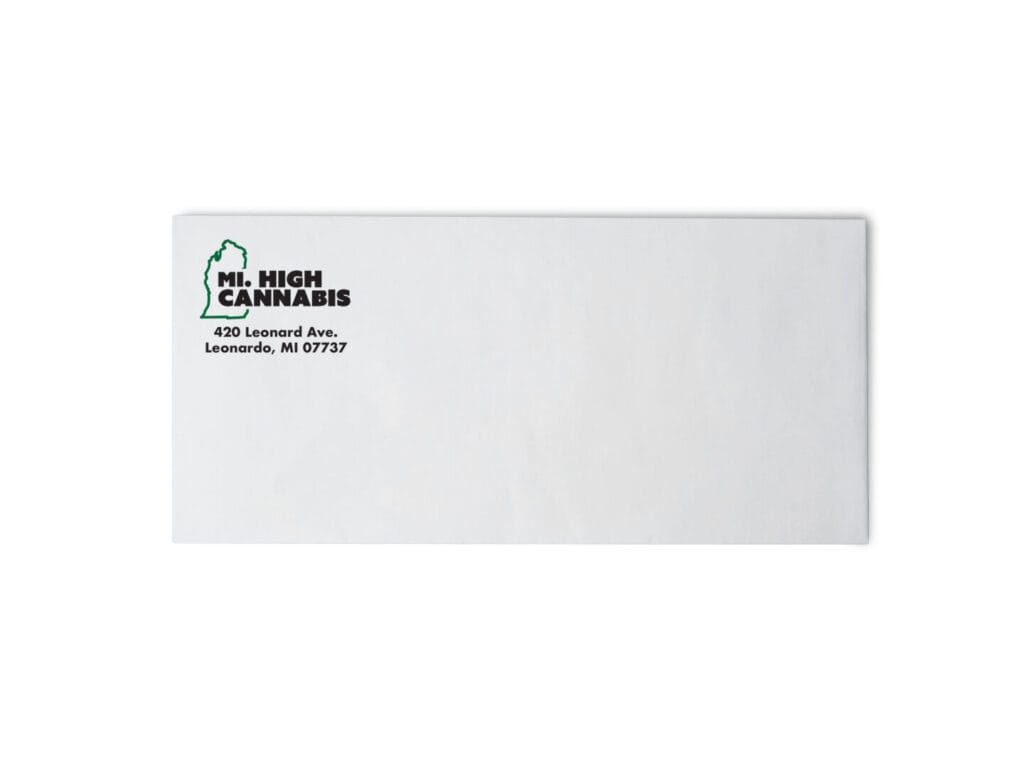 custom printed solid envelope