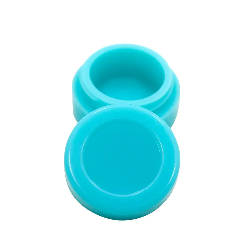 teal silicone puck