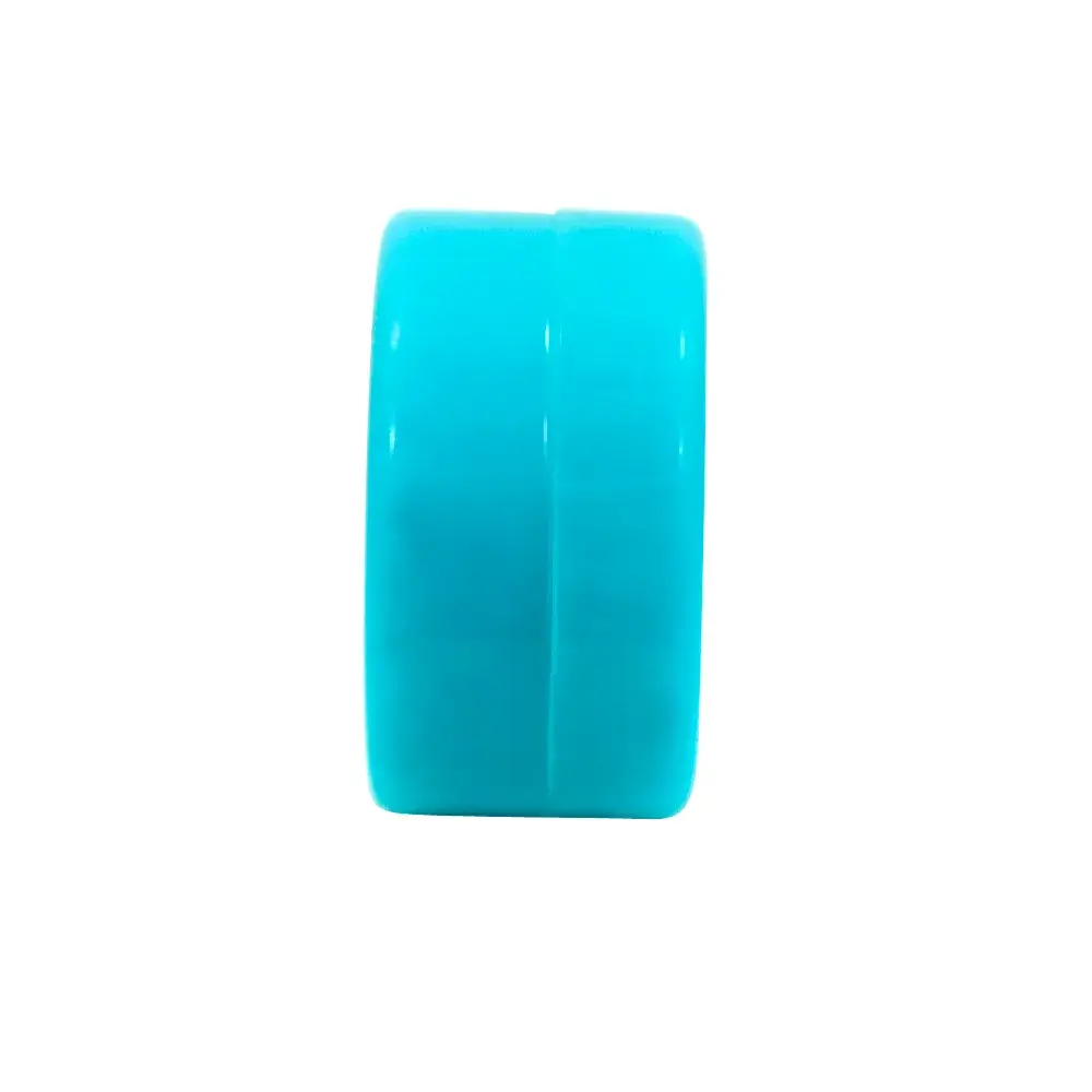 teal silicone puck