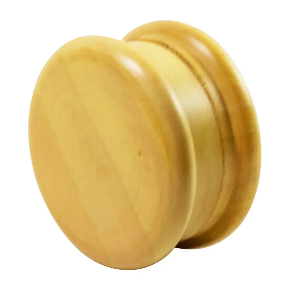 large light wood closed wooden grinder