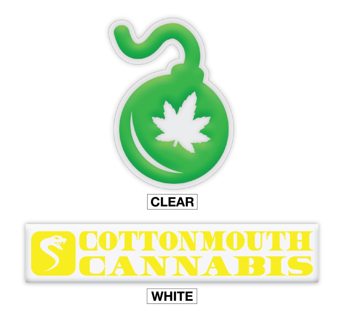 clear vs white die-cut decals