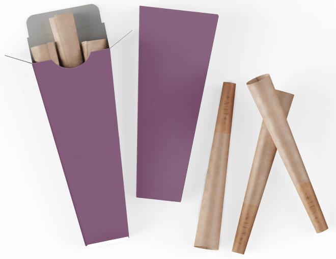 blank pre-roll cone 3 pack open and closed