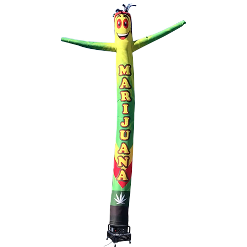 Inflatable tube man