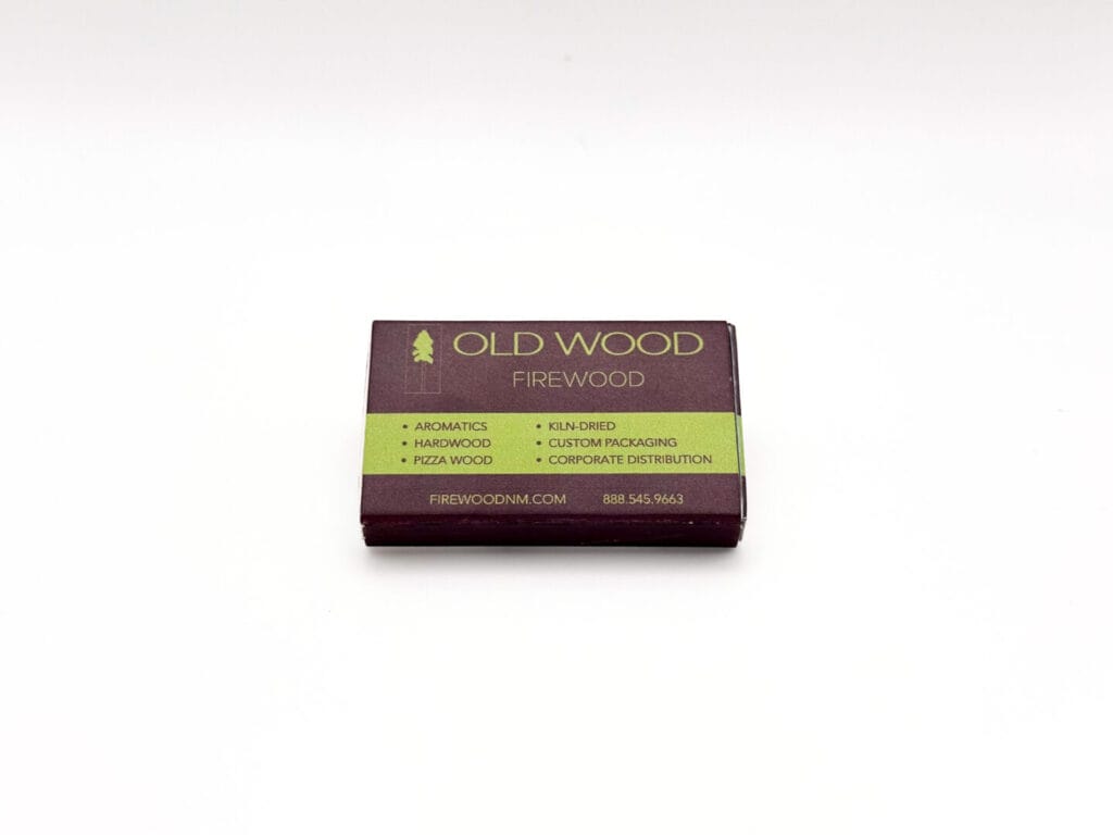 closed custom matchbox