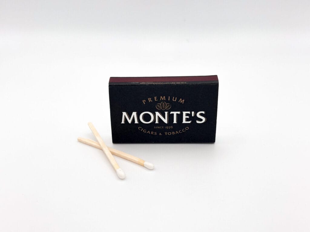 custom matchbox with matches out