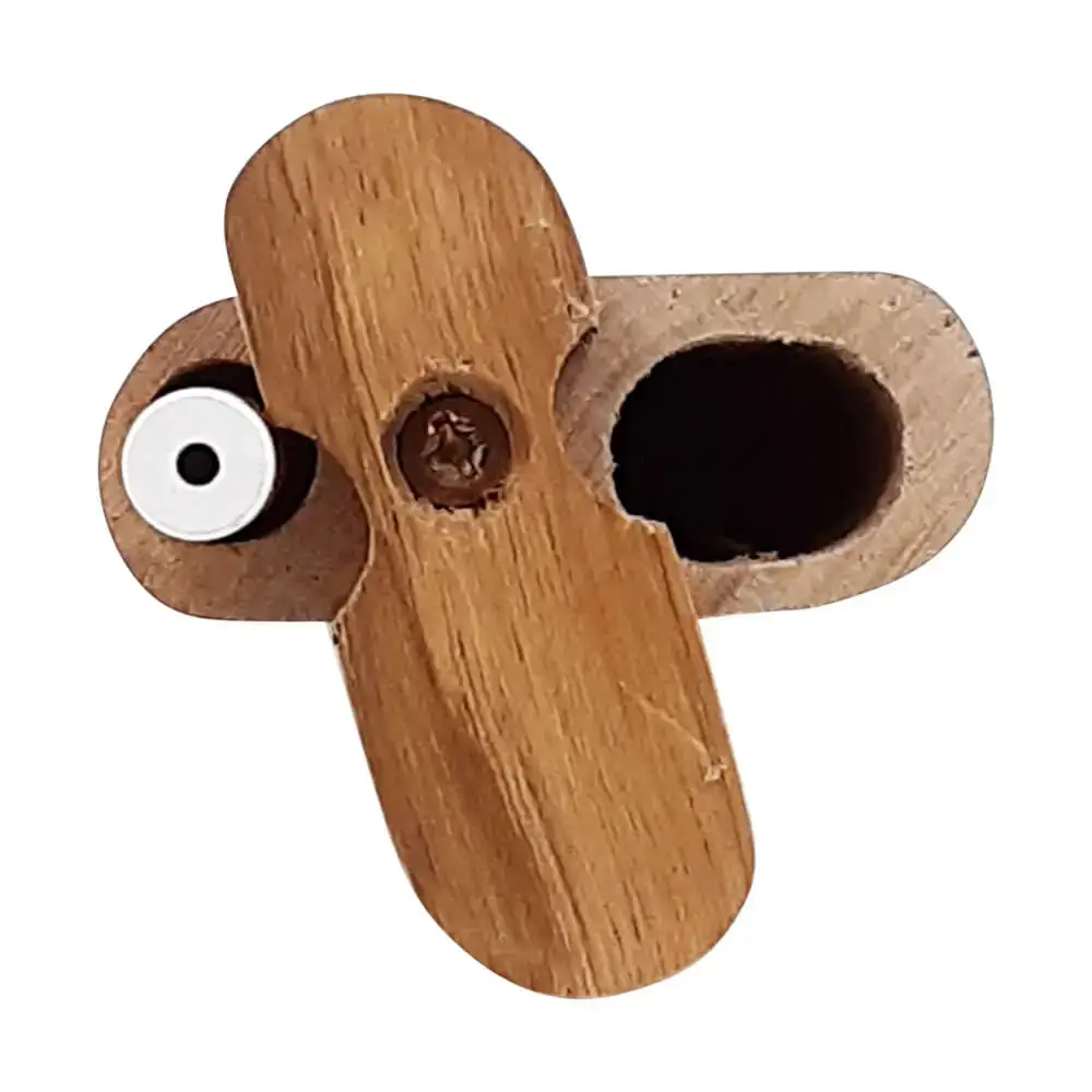 top of light colored Wooden dugout with one hitter
