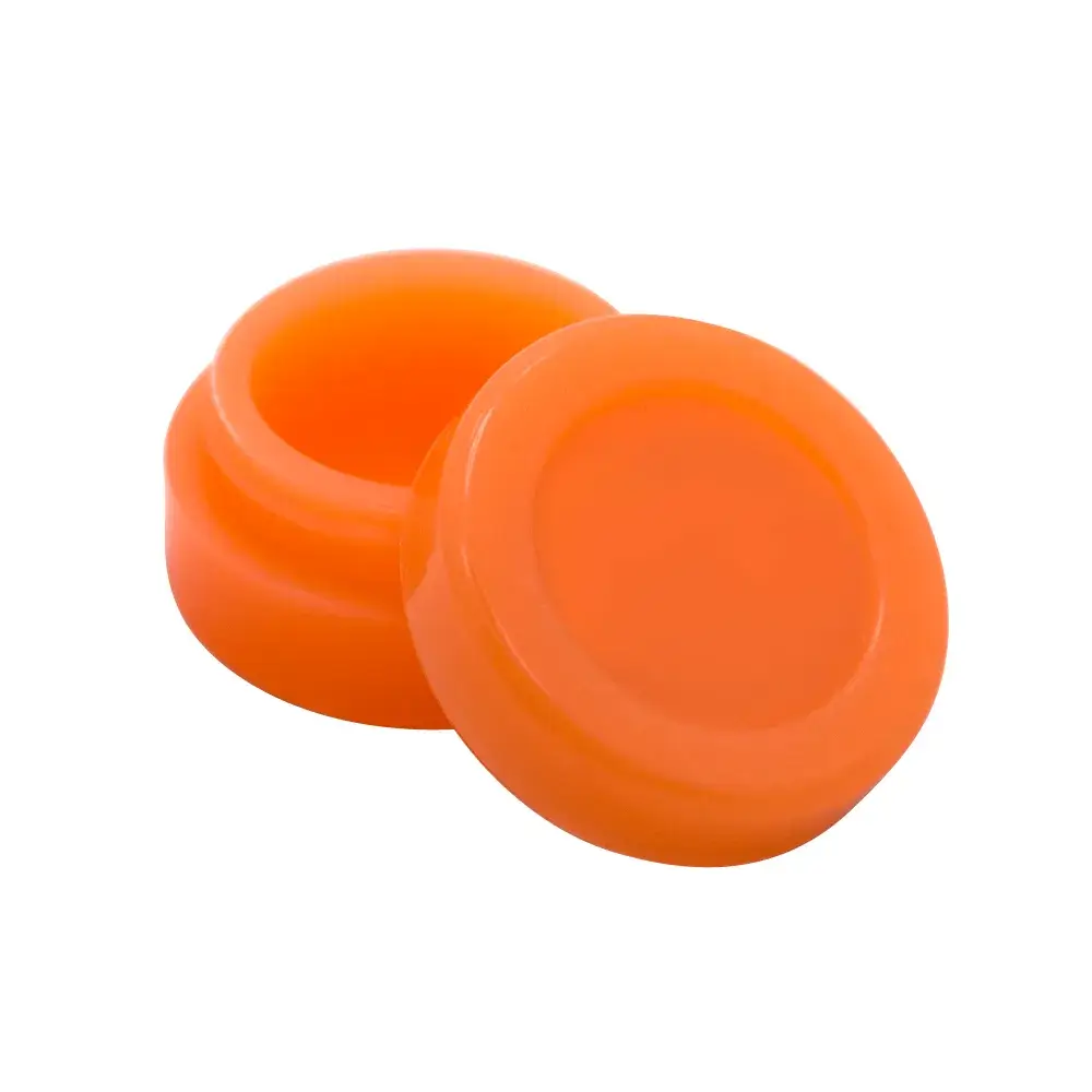 orange silicone puck