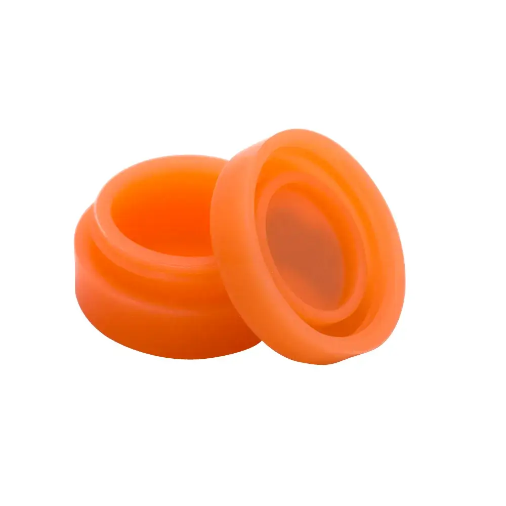 orange silicone puck