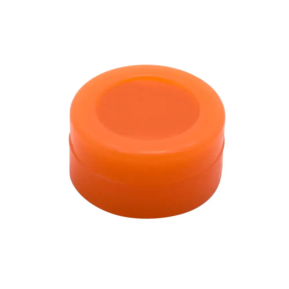 orange silicone puck
