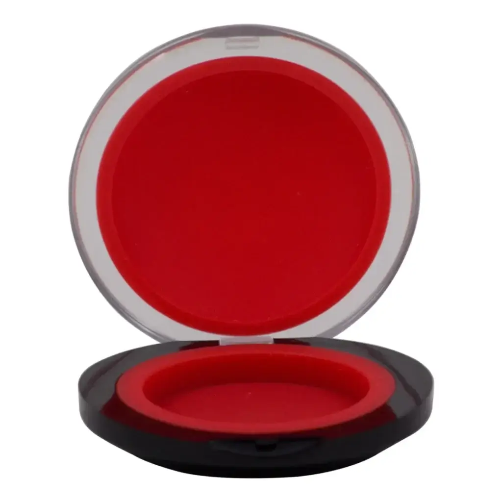 red open clamshell puck