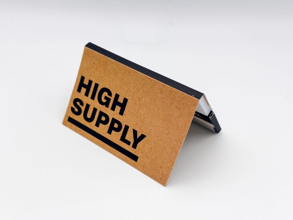 custom printed pack of rolling papers