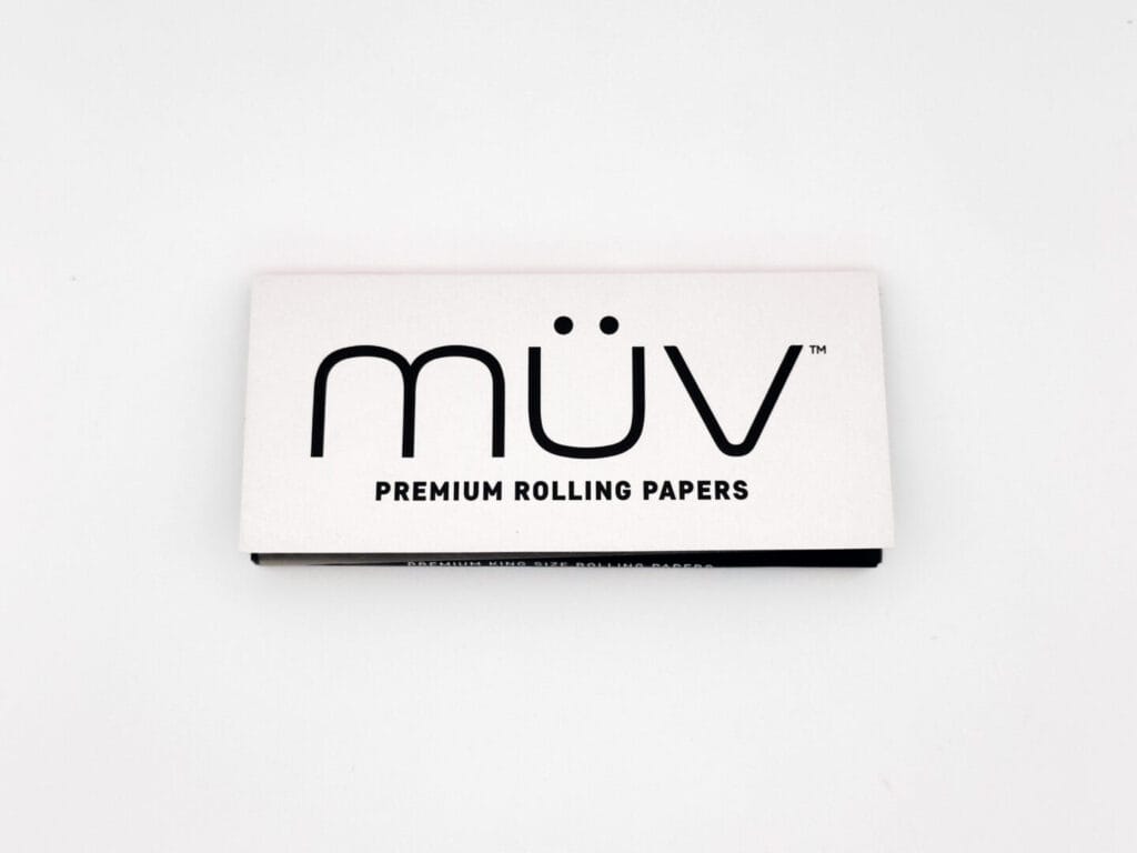 pack of rolling papers laying flat