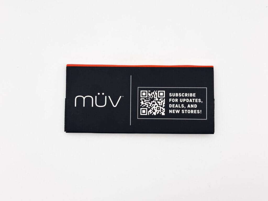 custom printed pack of rolling papers laying flat