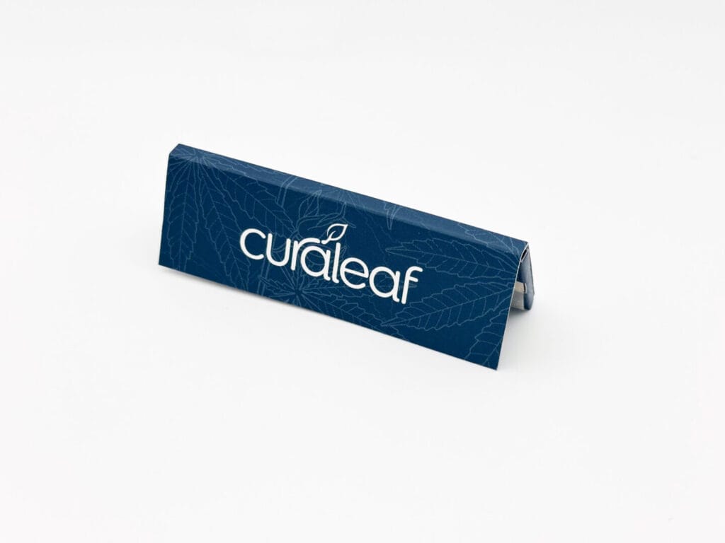 custom printed pack of rolling papers