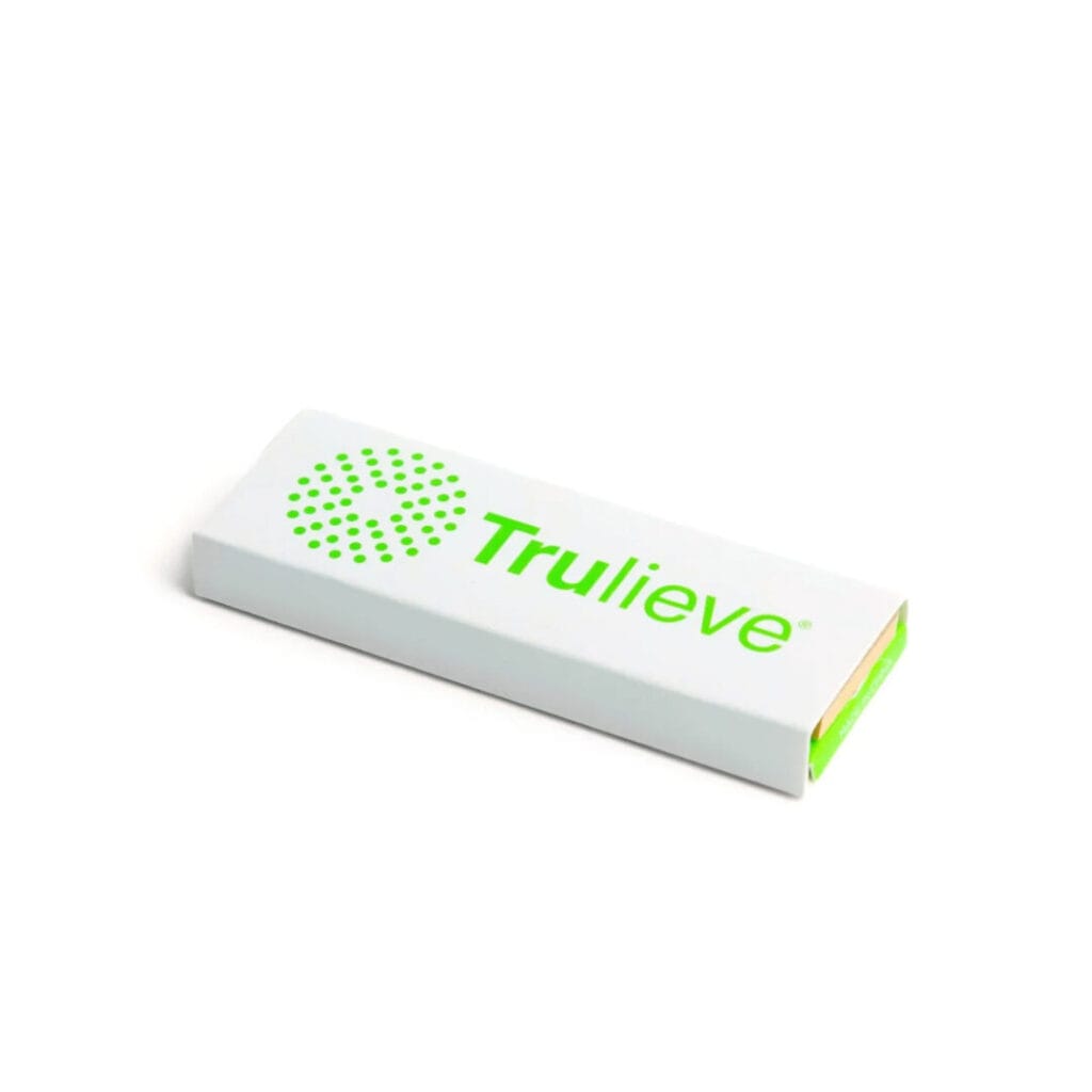 closed package of rolling papers with tab closure