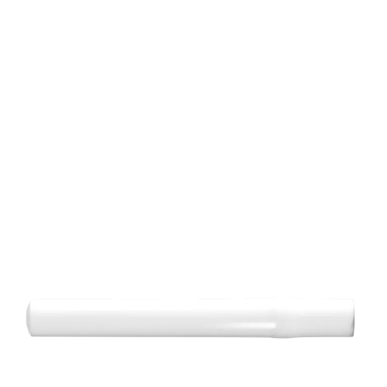 white glass chillum