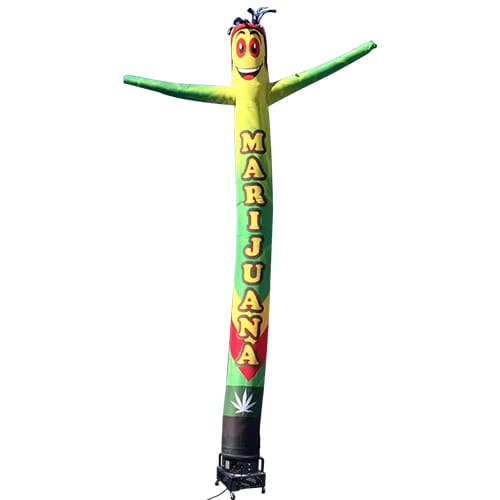 marijuana inflatable tube man